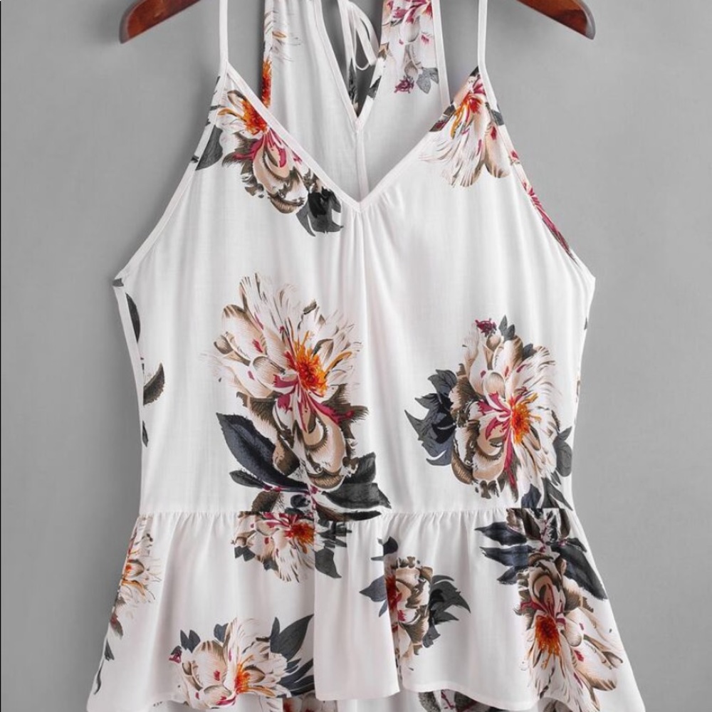 tank top with cut out back